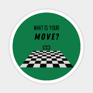 Chess Move Quote Magnet